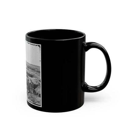 Petersburg, Va. Confederate Fortifications With Chevaux-De-Frise Beyond (U.S. Civil War) Black Coffee Mug-Go Mug Yourself