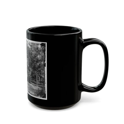 Petersburg, Va. Cottage Of Col. Nathaniel Michler, U.S. Engineers, At Bryant House (U.S. Civil War) Black Coffee Mug-Go Mug Yourself