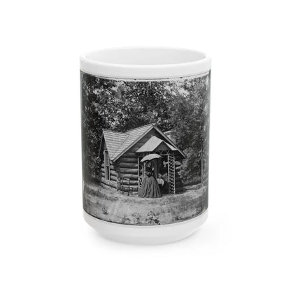 Petersburg, Va. Cottage Of Col. Nathaniel Michler, U.S. Engineers, At Bryant House (U.S. Civil War) White Coffee Mug-15oz-Go Mug Yourself