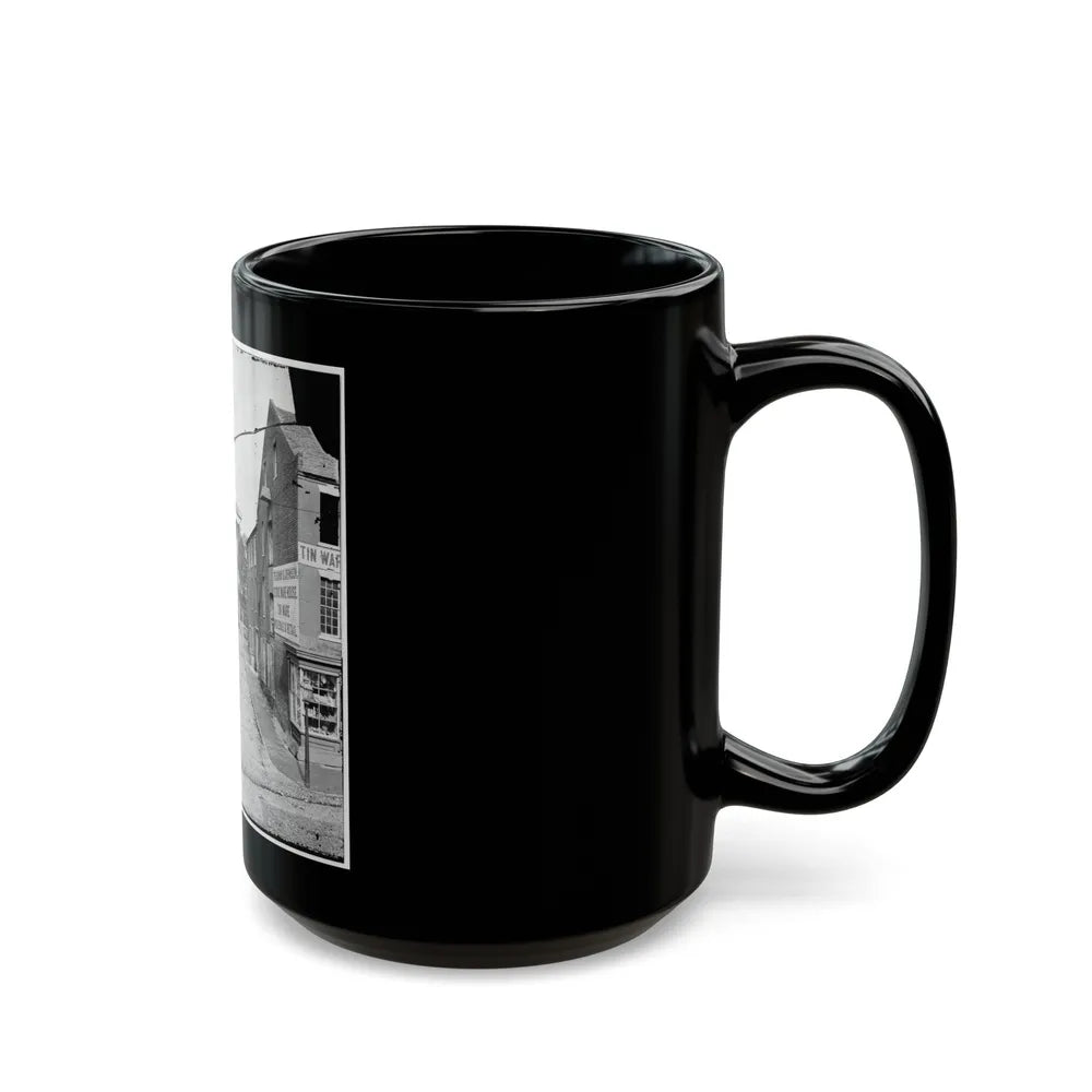 Petersburg, Va. Courthouse (U.S. Civil War) Black Coffee Mug-Go Mug Yourself