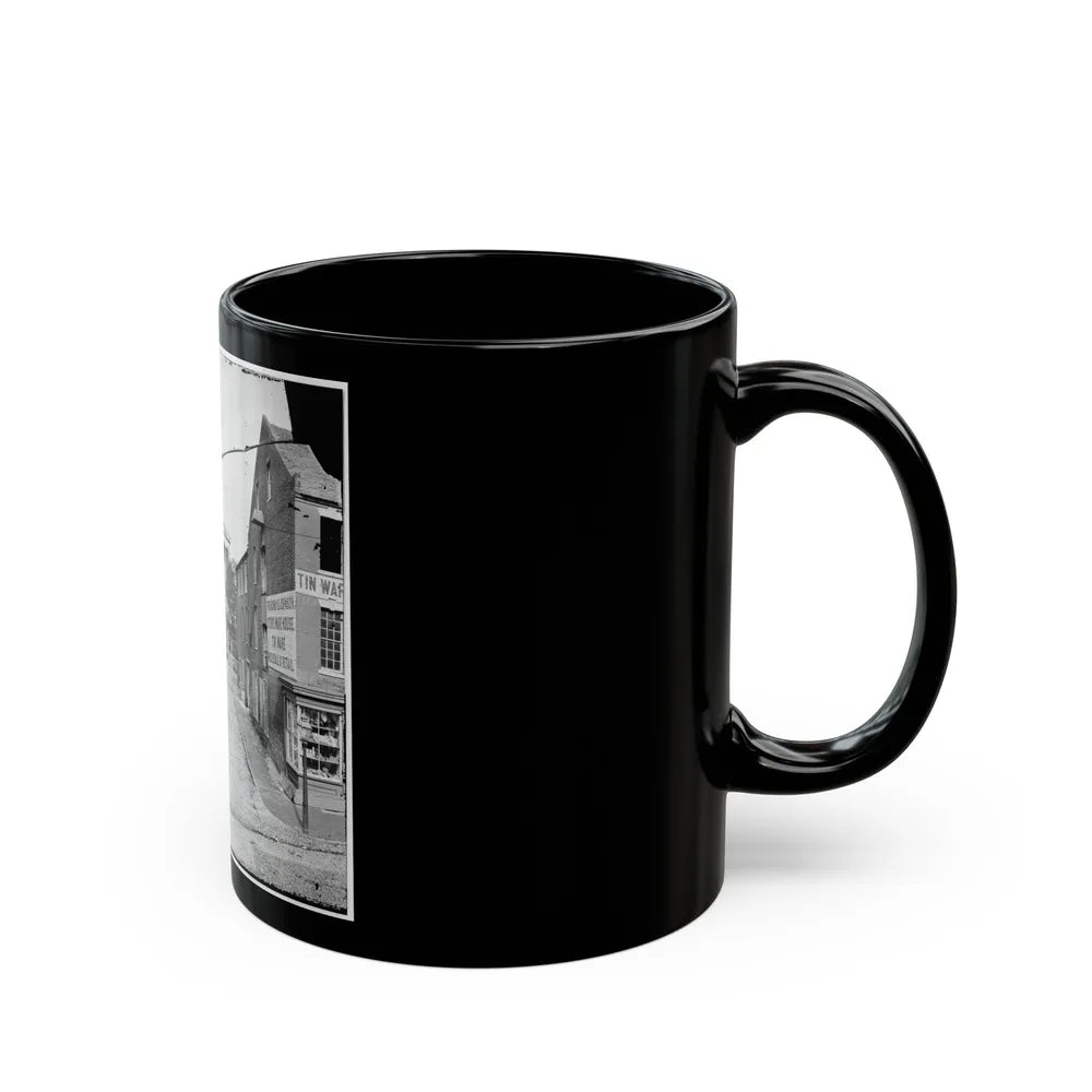 Petersburg, Va. Courthouse (U.S. Civil War) Black Coffee Mug-Go Mug Yourself