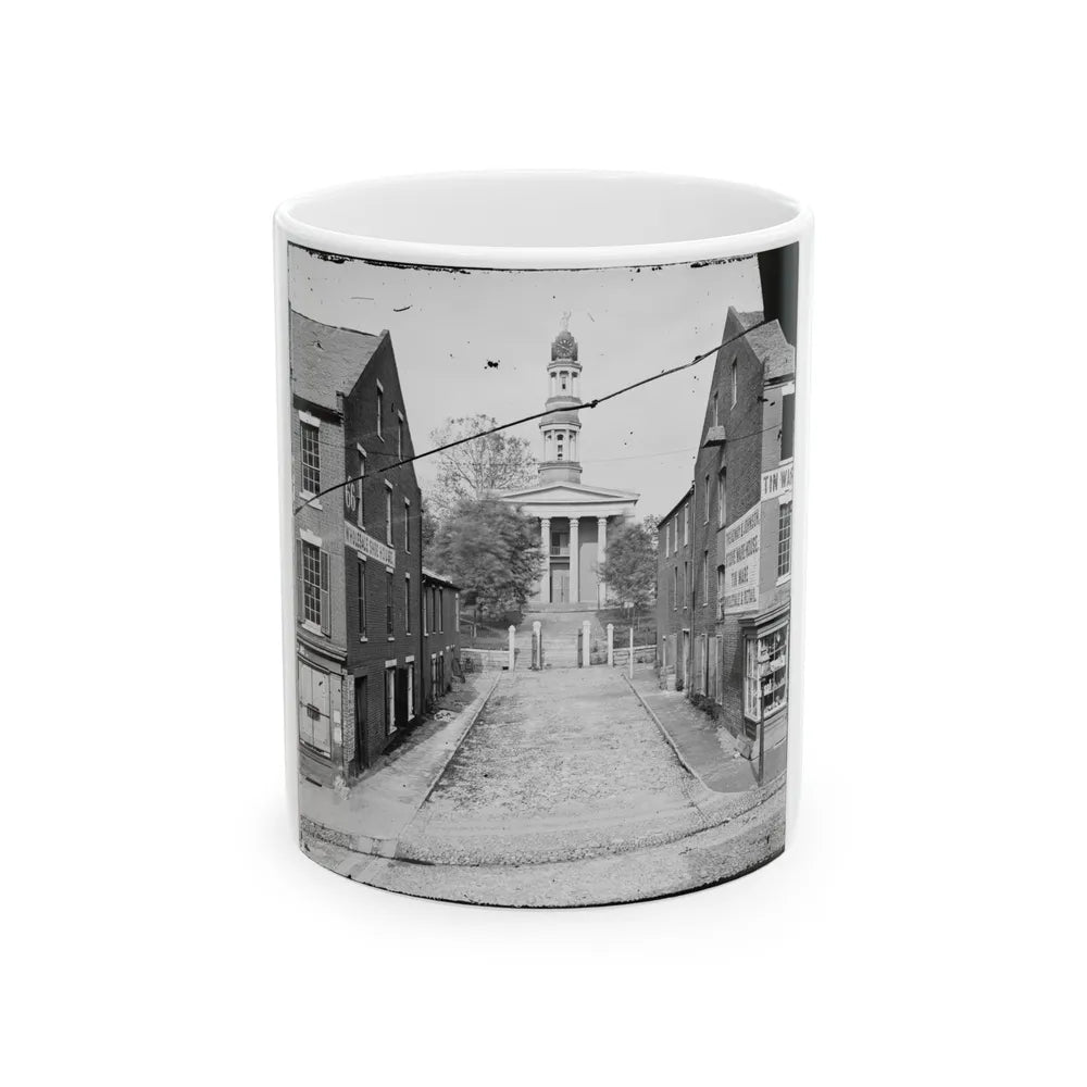 Petersburg, Va. Courthouse (U.S. Civil War) White Coffee Mug-11oz-Go Mug Yourself