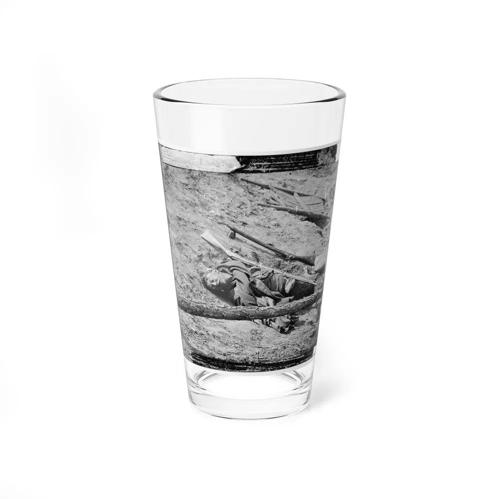 Petersburg, Va. Dead Confederate Soldier With Gun (U.S. Civil War) Pint Glass 16oz-16oz-Go Mug Yourself