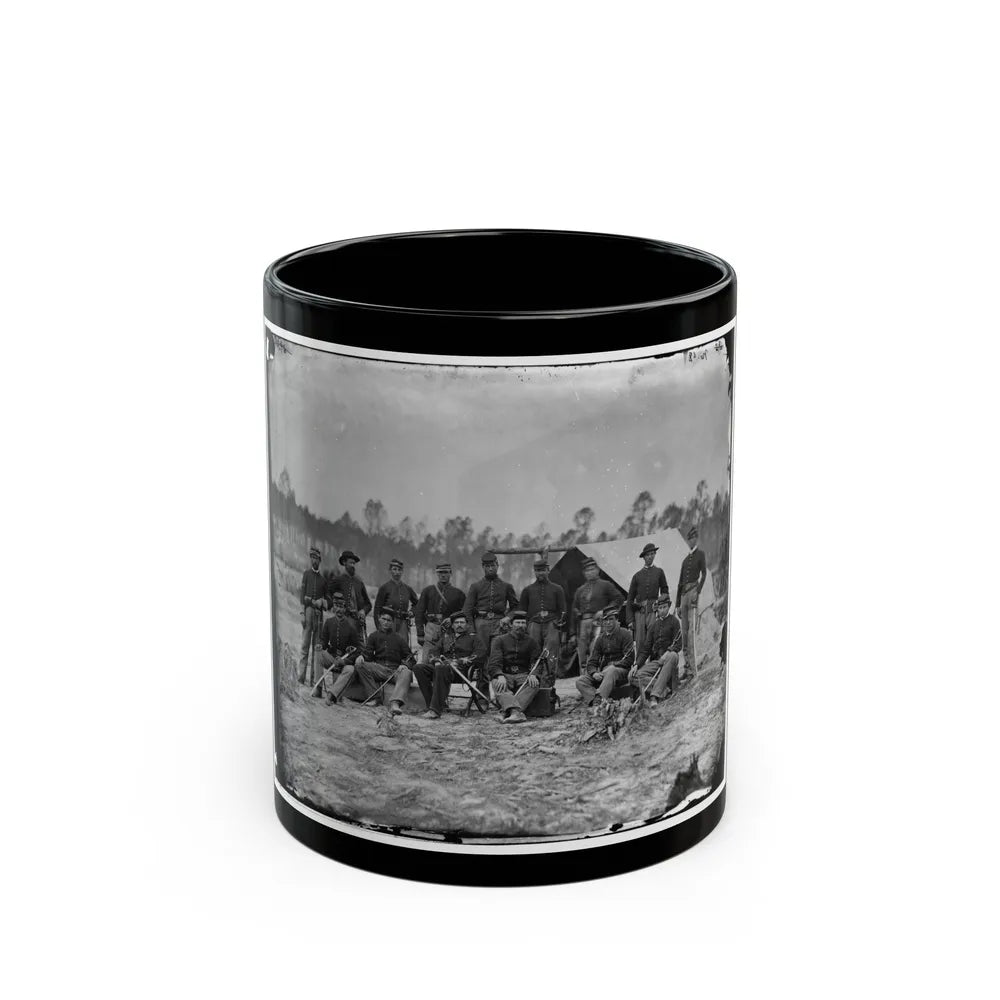 Petersburg, Va. Detachment Of 3d Indiana Cavalry (U.S. Civil War) Black Coffee Mug-11oz-Go Mug Yourself