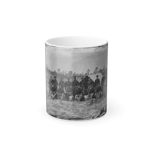 Petersburg, Va. Detachment of 3D Indiana Cavalry (U.S. Civil War) Color Changing Coffee Mug 11oz-11oz-Go Mug Yourself