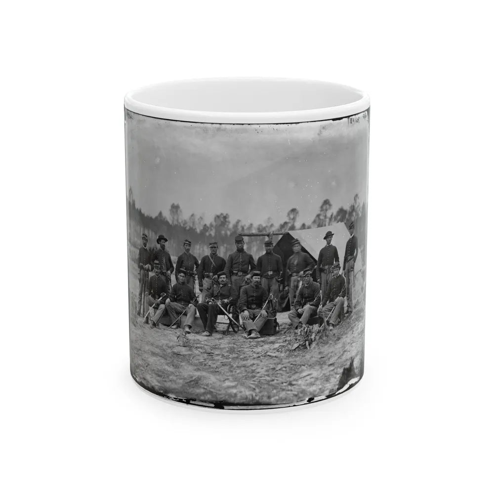 Petersburg, Va. Detachment Of 3d Indiana Cavalry (U.S. Civil War) White Coffee Mug-11oz-Go Mug Yourself