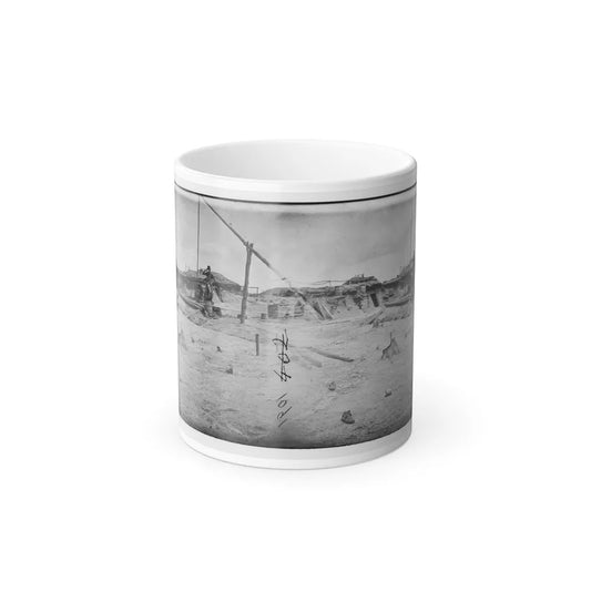 Petersburg, Va. Earthworks in Front of the Town (U.S. Civil War) Color Changing Coffee Mug 11oz-11oz-Go Mug Yourself