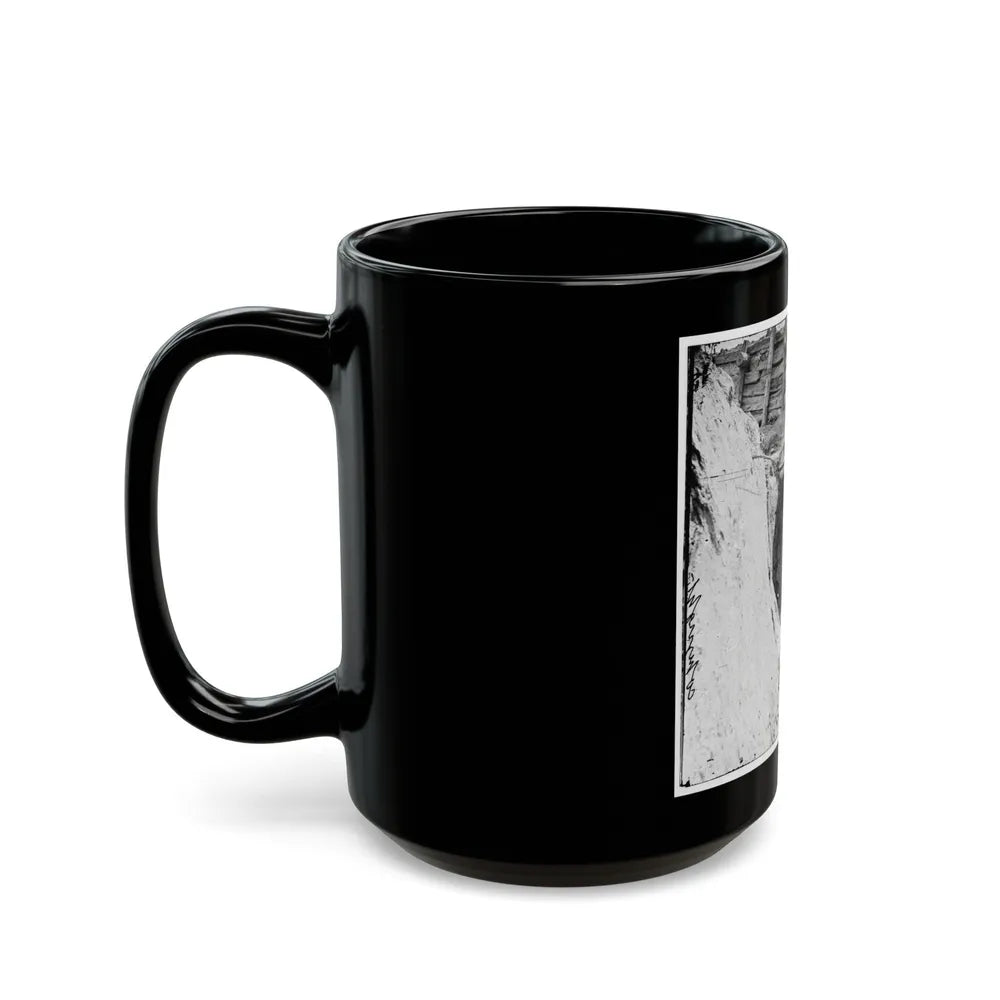 Petersburg, Va. Entrance To Mine In Fort Mahone, Intended To Undermine Fort Sedgwick (U.S. Civil War) Black Coffee Mug-Go Mug Yourself