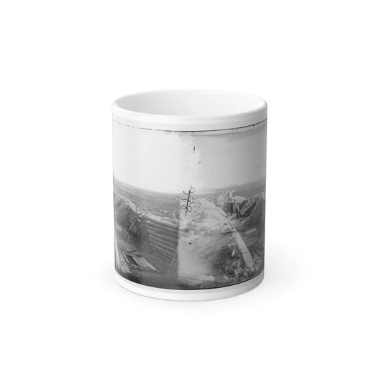 Petersburg, Va. Federal Line Near Fort Morton (U.S. Civil War) Color Changing Coffee Mug 11oz-11oz-Go Mug Yourself