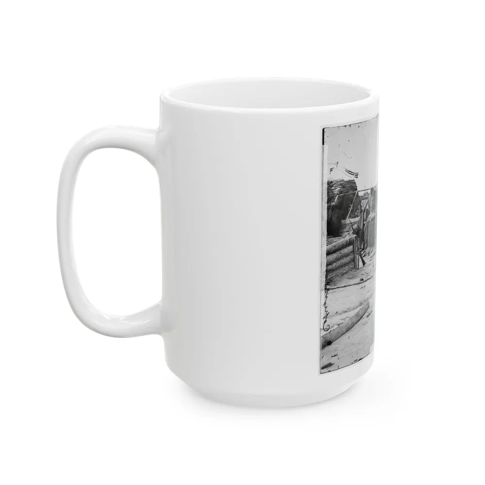 Petersburg, Va. Federal Soldiers Removing Artillery From Confederate Fortifications (U.S. Civil War) White Coffee Mug-Go Mug Yourself