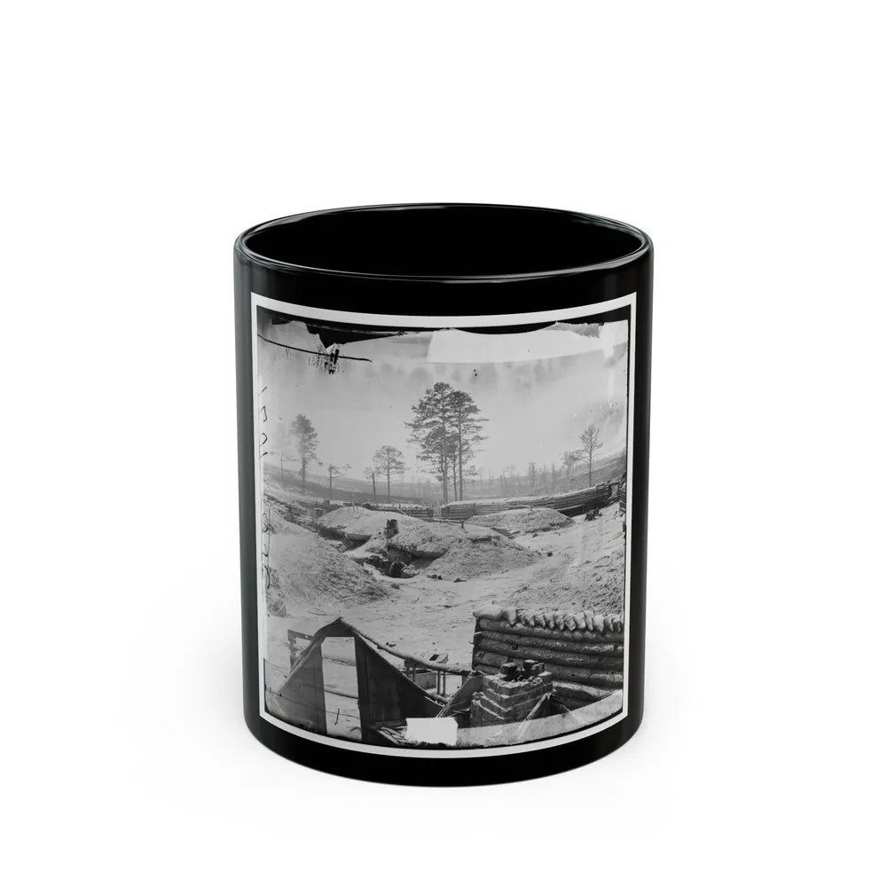 Petersburg, Va. Fortifications (U.S. Civil War) Black Coffee Mug-11oz-Go Mug Yourself