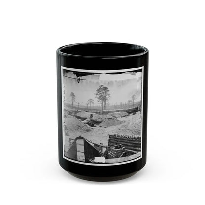 Petersburg, Va. Fortifications (U.S. Civil War) Black Coffee Mug-15oz-Go Mug Yourself