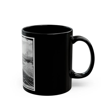 Petersburg, Va. Fortifications (U.S. Civil War) Black Coffee Mug-Go Mug Yourself