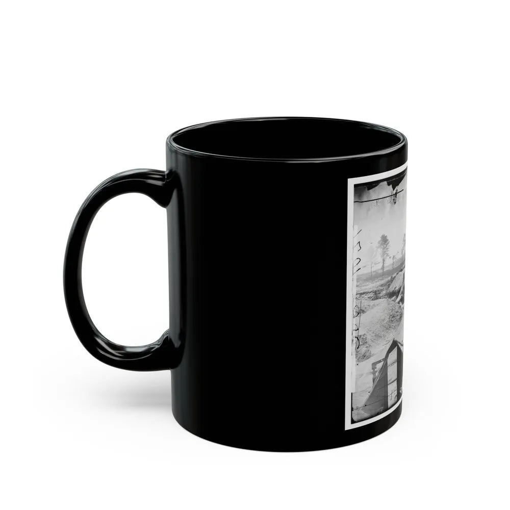 Petersburg, Va. Fortifications (U.S. Civil War) Black Coffee Mug-Go Mug Yourself