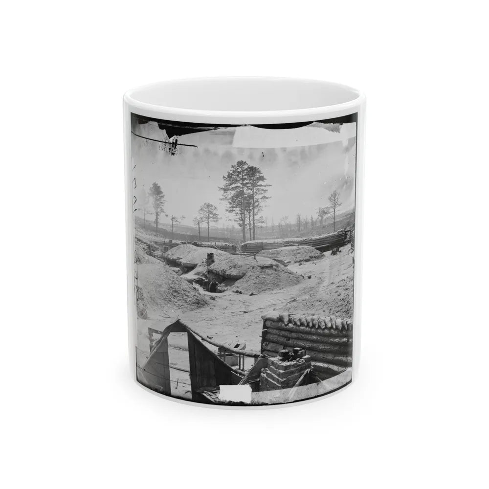 Petersburg, Va. Fortifications (U.S. Civil War) White Coffee Mug-11oz-Go Mug Yourself