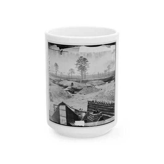 Petersburg, Va. Fortifications (U.S. Civil War) White Coffee Mug-15oz-Go Mug Yourself