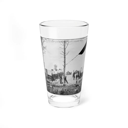 Petersburg, Va. General View Of Camp Of Oneida, N.Y., Independent Cavalry Company At Army Headquarters, With Men At Leisure (U.S. Civil War) Pint Glass 16oz-16oz-Go Mug Yourself