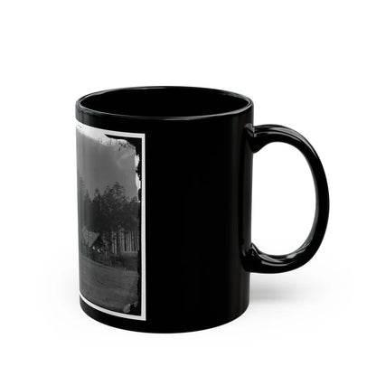 Petersburg, Va. General View Of The Commissary Department, 50th New York Engineers (U.S. Civil War) Black Coffee Mug-Go Mug Yourself