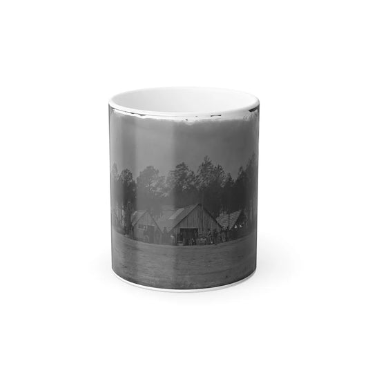 Petersburg, Va. General View of the Commissary Department, 50Th New York Engineers (U.S. Civil War) Color Changing Coffee Mug 11oz-11oz-Go Mug Yourself