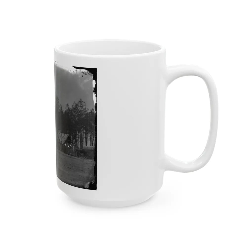 Petersburg, Va. General View Of The Commissary Department, 50th New York Engineers (U.S. Civil War) White Coffee Mug-Go Mug Yourself