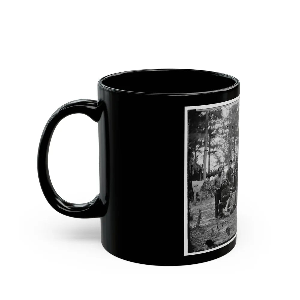 Petersburg, Va. Group Of Company B, U.S. Engineer Battalion (U.S. Civil War) Black Coffee Mug-Go Mug Yourself