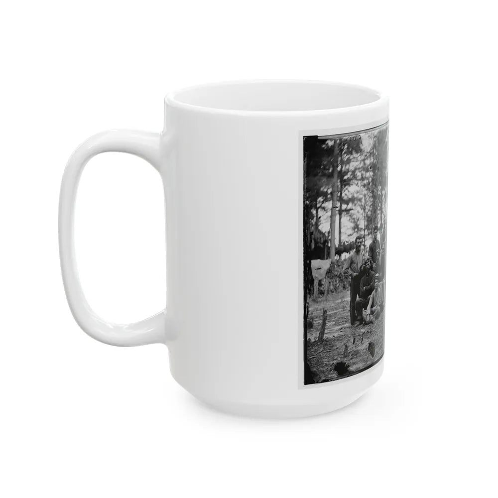 Petersburg, Va. Group Of Company B, U.S. Engineer Battalion (U.S. Civil War) White Coffee Mug-Go Mug Yourself