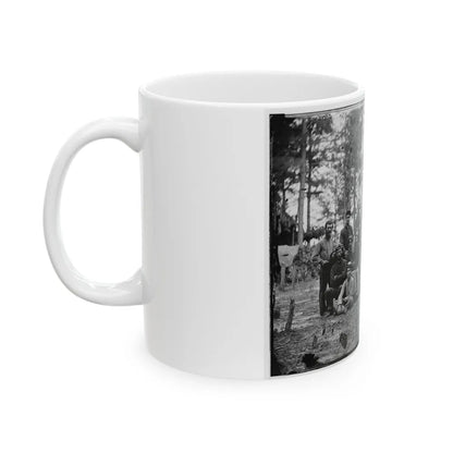 Petersburg, Va. Group Of Company B, U.S. Engineer Battalion (U.S. Civil War) White Coffee Mug-Go Mug Yourself