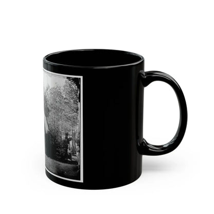 Petersburg, Va. Headquarters, 50th New York Engineers (U.S. Civil War) Black Coffee Mug-Go Mug Yourself