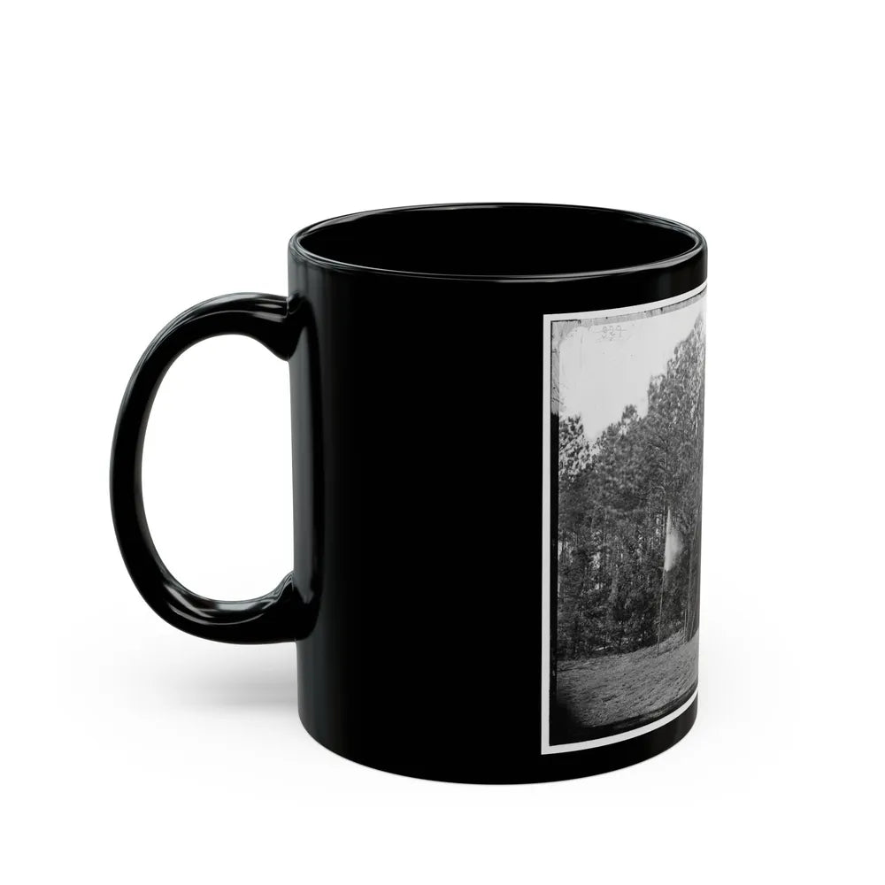 Petersburg, Va. Headquarters, 50th New York Engineers (U.S. Civil War) Black Coffee Mug-Go Mug Yourself