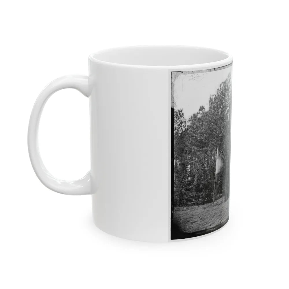 Petersburg, Va. Headquarters, 50th New York Engineers (U.S. Civil War) White Coffee Mug-Go Mug Yourself