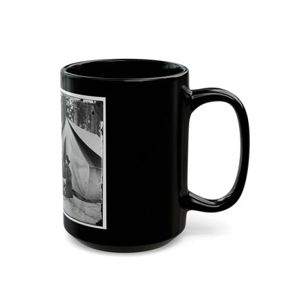 Petersburg, Va. Hospital Stewards Of 2d Division, 9th Corps, In Front Of Tents (U.S. Civil War) Black Coffee Mug-Go Mug Yourself