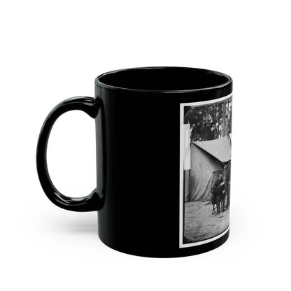 Petersburg, Va. Hospital Stewards Of 2d Division, 9th Corps, In Front Of Tents (U.S. Civil War) Black Coffee Mug-Go Mug Yourself