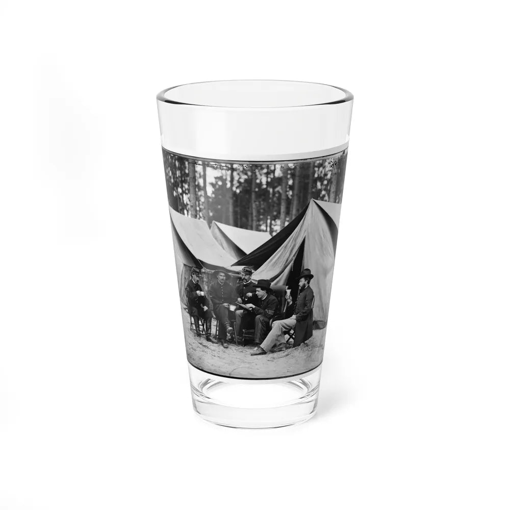 Petersburg, Va. Hospital Stewards Of 2d Division, 9th Corps, In Front Of Tents (U.S. Civil War) Pint Glass 16oz-16oz-Go Mug Yourself