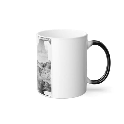 Petersburg, Va. Interior of Fort Sedgwick, With Bomb-Proof Quarters of Garrison (U.S. Civil War) Color Changing Coffee Mug 11oz-Go Mug Yourself