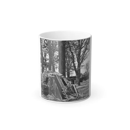Petersburg, Va. Interior of Fort Steadman; Bomb-Proof in Foreground (U.S. Civil War) Color Changing Coffee Mug 11oz-11oz-Go Mug Yourself