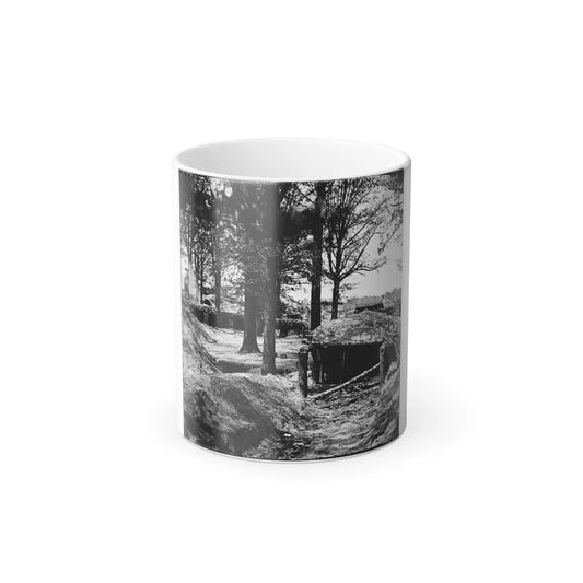 Petersburg, Va. Interior of Fort Steadman (U.S. Civil War) Color Changing Coffee Mug 11oz-11oz-Go Mug Yourself