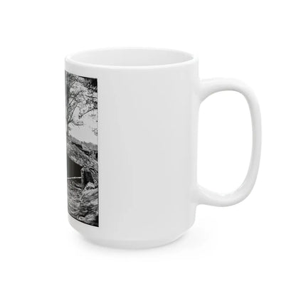 Petersburg, Va. Interior Of Fort Steadman (U.S. Civil War) White Coffee Mug-Go Mug Yourself