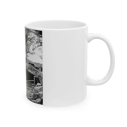 Petersburg, Va. Interior Of Fort Steadman (U.S. Civil War) White Coffee Mug-Go Mug Yourself