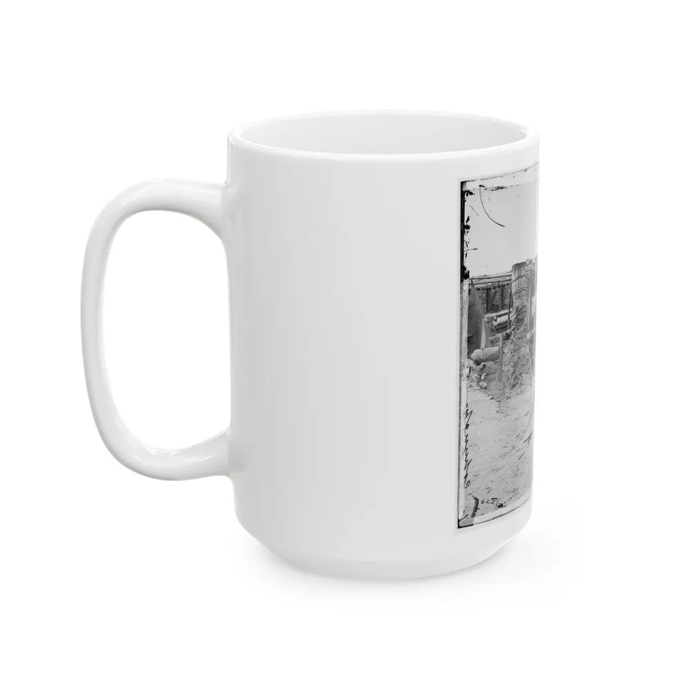 Petersburg, Va. Interior View Of Confederate Works (U.S. Civil War) White Coffee Mug-Go Mug Yourself