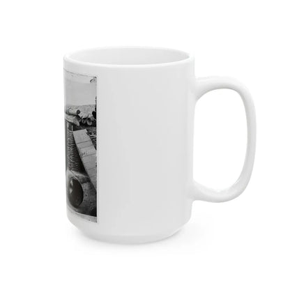 Petersburg, Va. Interior View Of Confederate Works (U.S. Civil War) White Coffee Mug-Go Mug Yourself