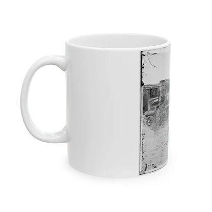 Petersburg, Va. Interior View Of Confederate Works (U.S. Civil War) White Coffee Mug-Go Mug Yourself