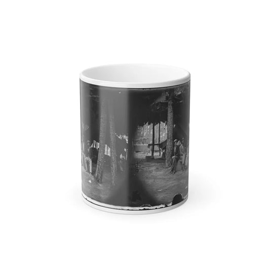 Petersburg, Va. Military Telegraph Operators at Headquarters; Another Group (U.S. Civil War) Color Changing Coffee Mug 11oz-11oz-Go Mug Yourself