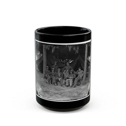 Petersburg, Va. Military Telegraph Operators At Headquarters (U.S. Civil War) Black Coffee Mug-15oz-Go Mug Yourself