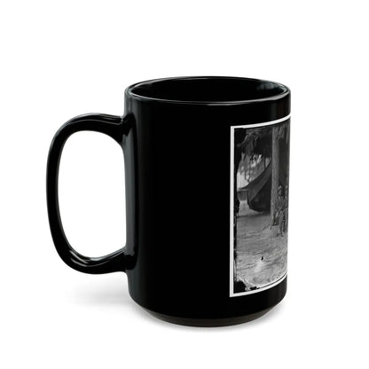 Petersburg, Va. Military Telegraph Operators At Headquarters (U.S. Civil War) Black Coffee Mug-Go Mug Yourself