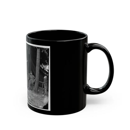 Petersburg, Va. Military Telegraph Operators At Headquarters (U.S. Civil War) Black Coffee Mug-Go Mug Yourself