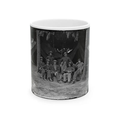 Petersburg, Va. Military Telegraph Operators At Headquarters (U.S. Civil War) White Coffee Mug-11oz-Go Mug Yourself