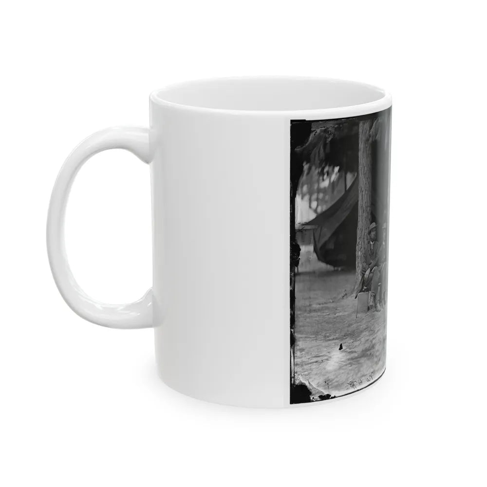 Petersburg, Va. Military Telegraph Operators At Headquarters (U.S. Civil War) White Coffee Mug-Go Mug Yourself