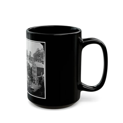 Petersburg, Va. Mills On The Appomattox River Near Campbell's Bridge (U.S. Civil War) Black Coffee Mug-Go Mug Yourself