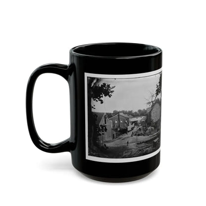 Petersburg, Va. Mills; Photographic Wagon Of Engineer Dept. In Foreground (U.S. Civil War) Black Coffee Mug-Go Mug Yourself