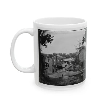 Petersburg, Va. Mills; Photographic Wagon Of Engineer Dept. In Foreground (U.S. Civil War) White Coffee Mug-Go Mug Yourself